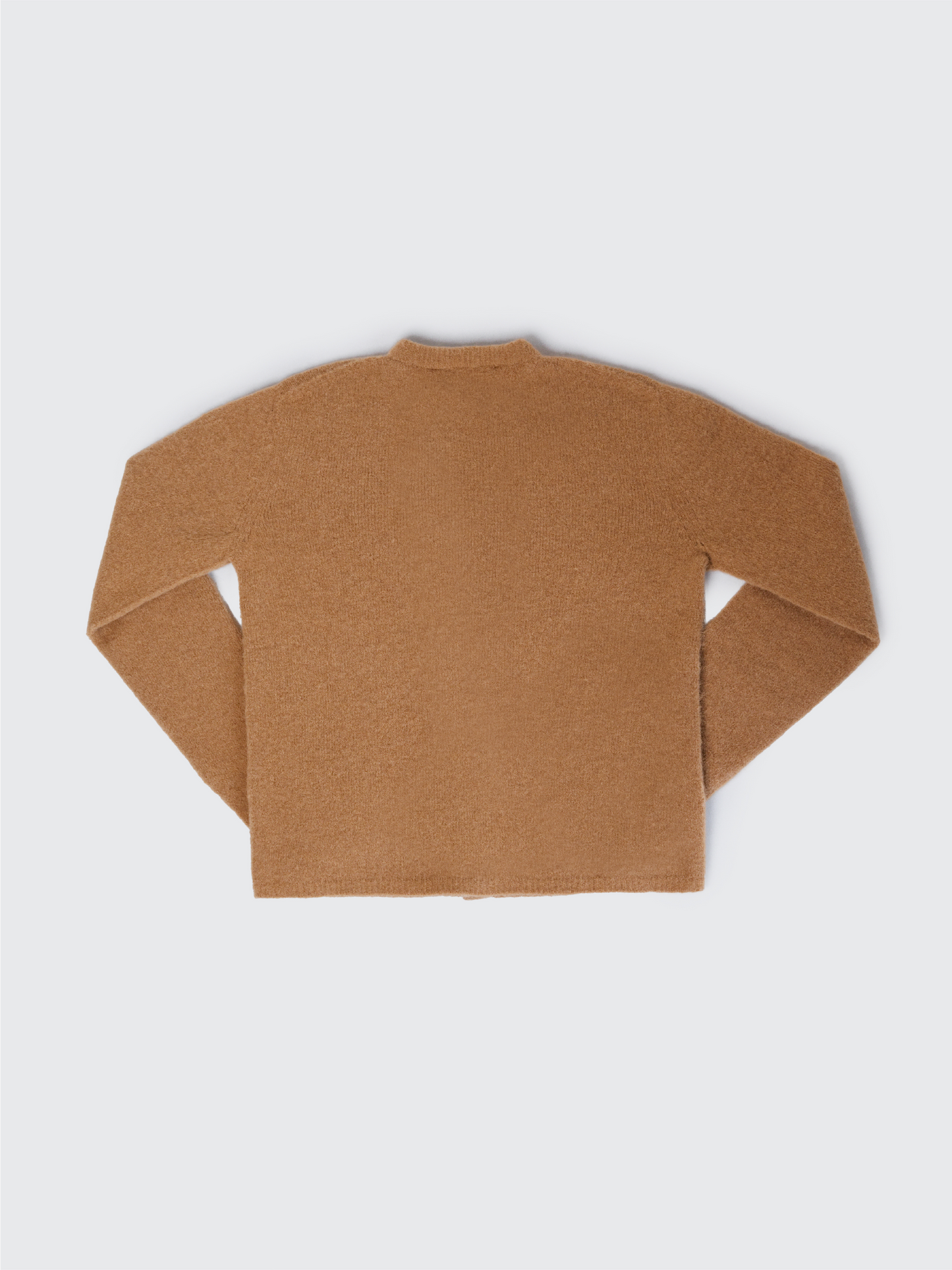 Luna Alpaca Blend Cardigan With Gold Platted Buttons Honey