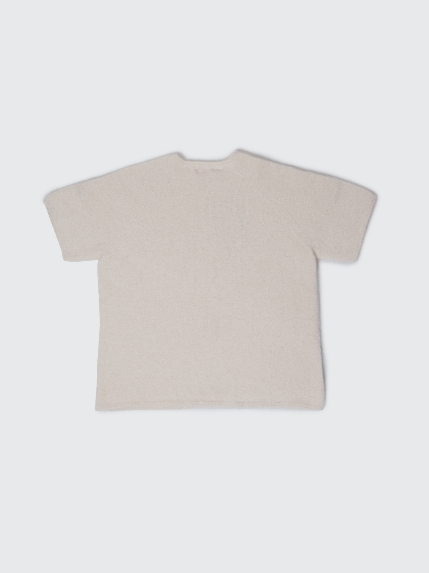 Aura Baby Alpaka Rundhals-T-Shirt Elfenbein