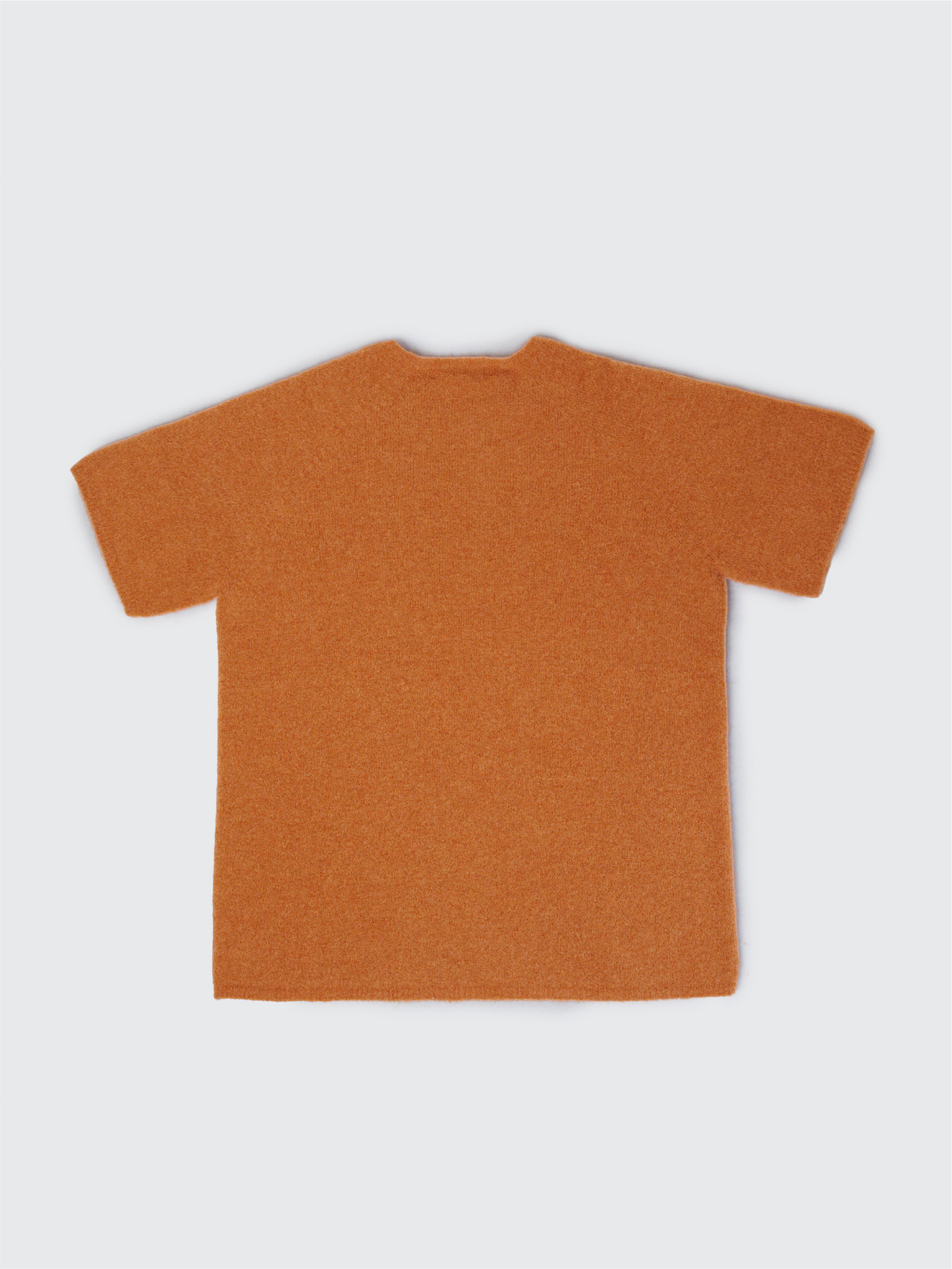 T-shirt ras du cou en alpaga bébé Aura Terracotta