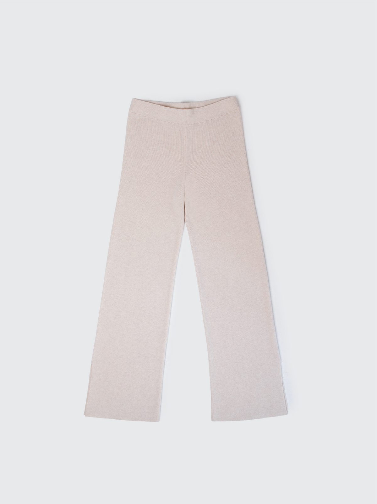Pantaloni lunghi in maglia morbida d'avena Selen