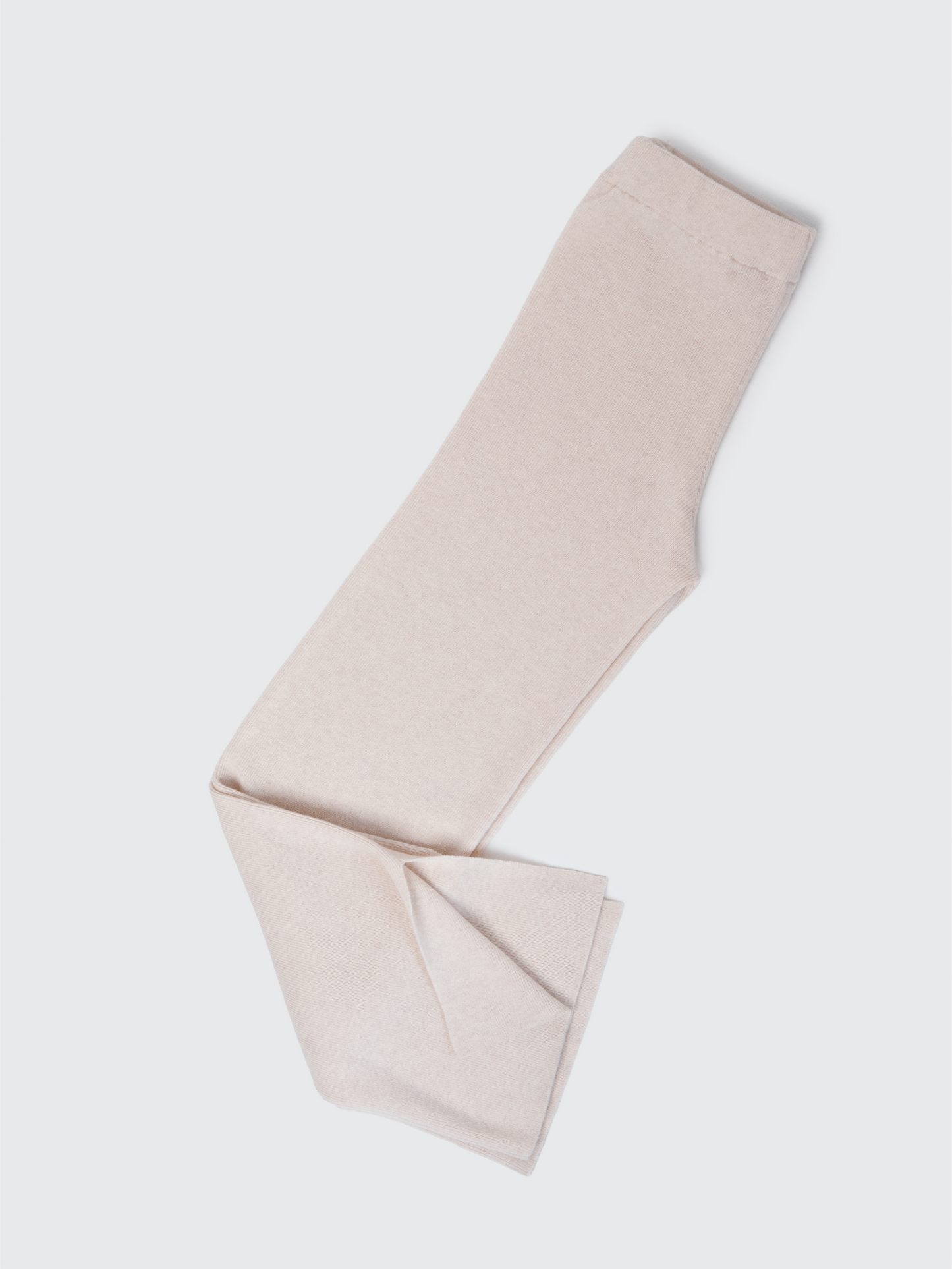 Selen Soft Oat Knit Pants Long Fit