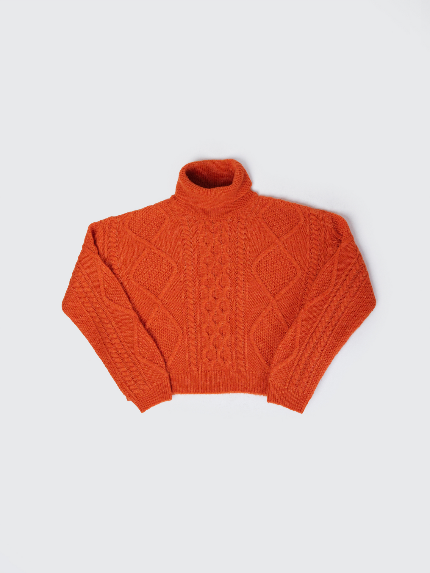 Maglione Dolce Vita in maglia a trecce rosso fiamma Selen