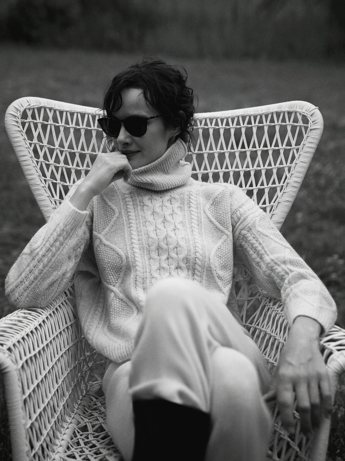 Selen Ivory Cable Knit Dolce Vita Sweater