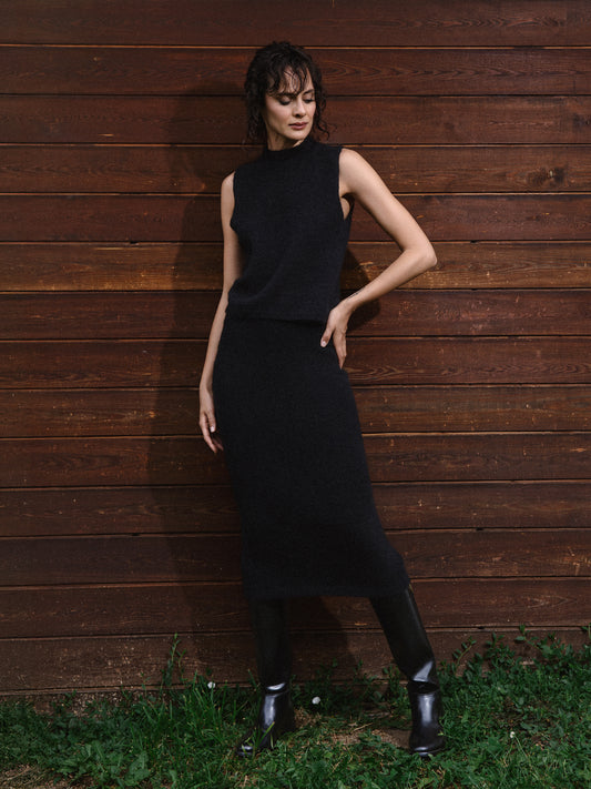 GRACE ALPACA BLEND SKIRT