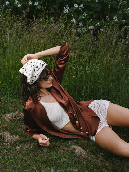 CAPRI SHIRT CIOCCOLATO