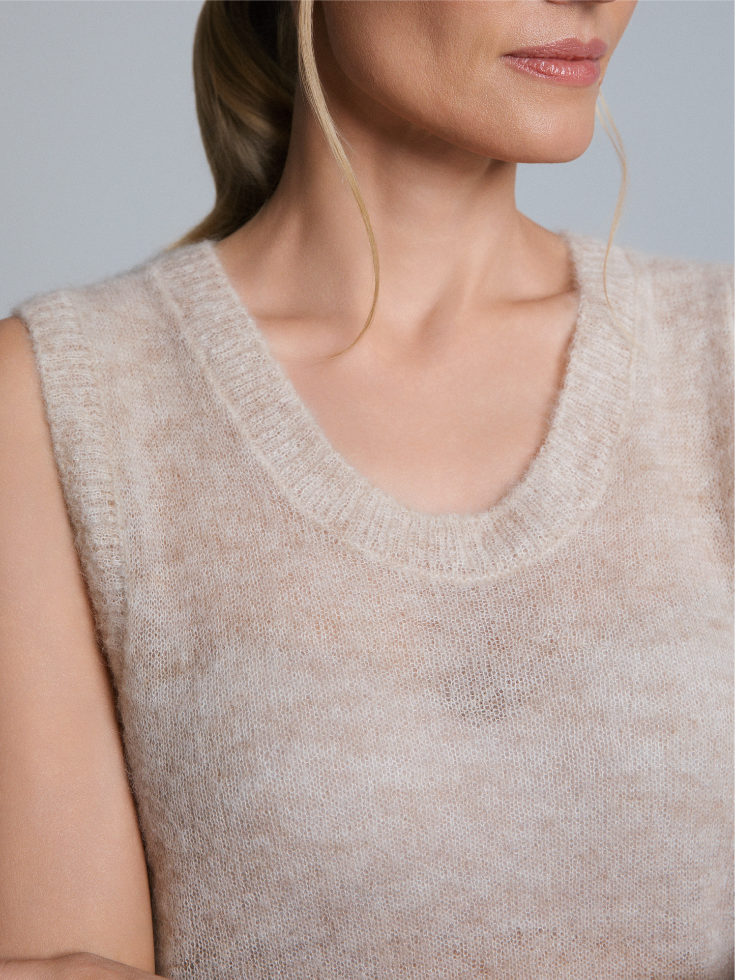 Alba Baby Alpaca Vest Ivory