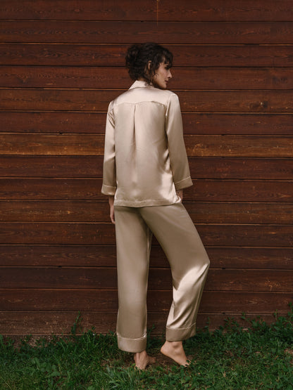 PANTALONES CAPRI BEIGE
