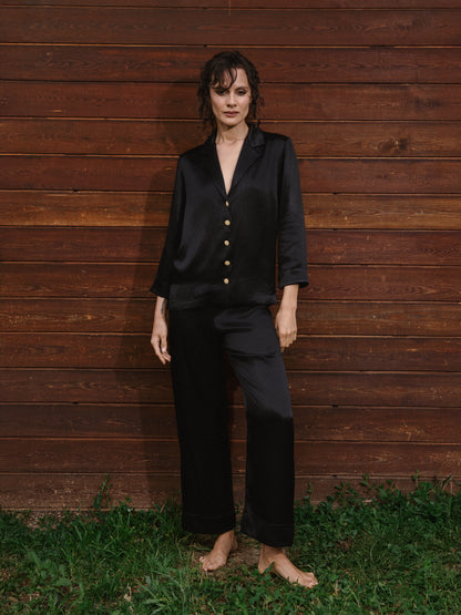PANTALONES CAPRI NEGROS