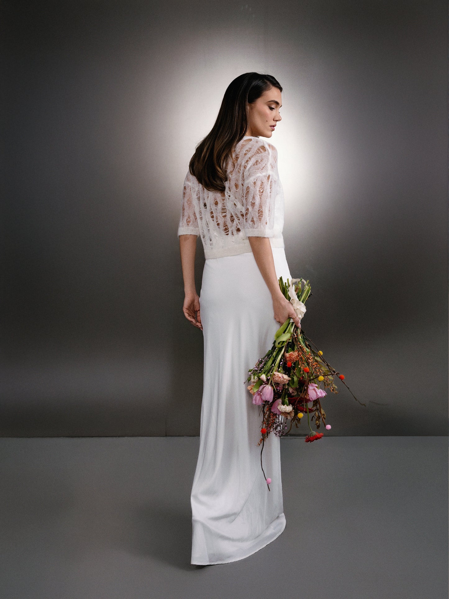 Aura Baby Alpaka Rundhals-T-Shirt Terracotta