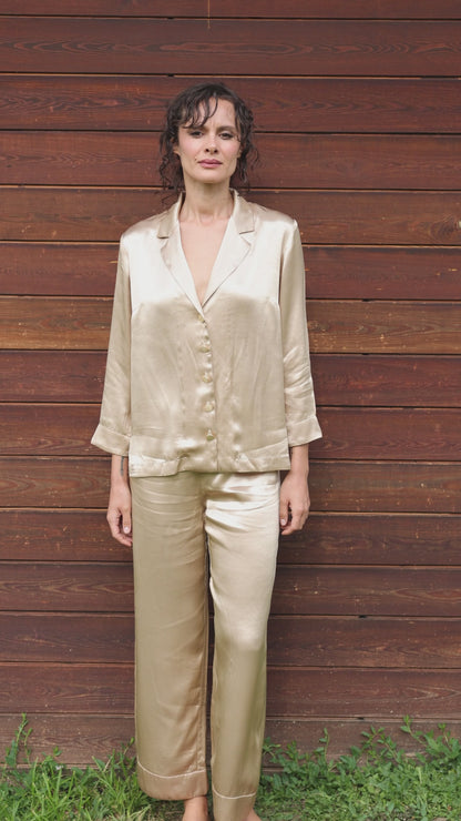 PANTALONES CAPRI BEIGE